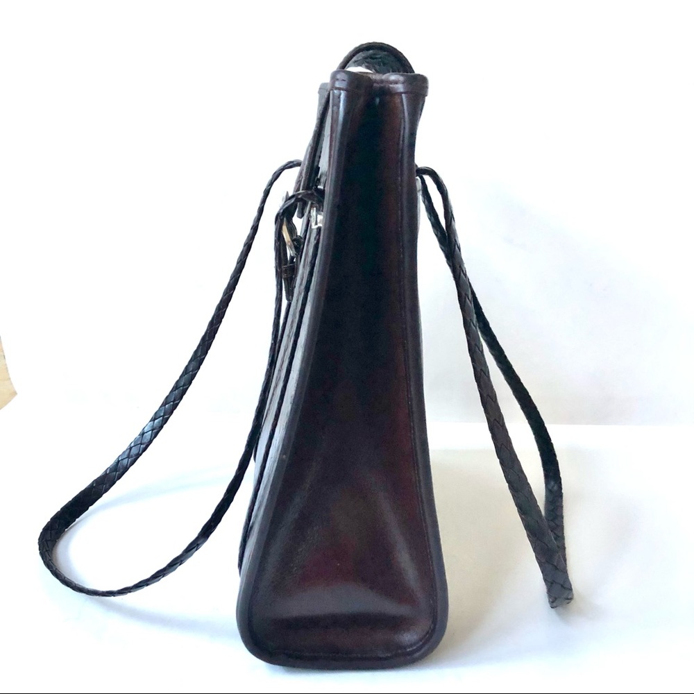 Brighton Structured Tote Embossed & Smooth Leather - Picture 8 of 13